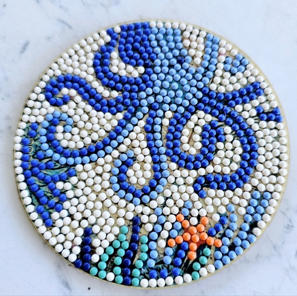 Blue Octopus Coaster Handmade Ocean Sea Life - Picture 4 of 5